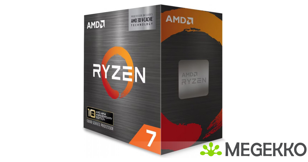 Megekko.nl - AMD Ryzen 7 5800X3D 10th Anniversary Edition processor