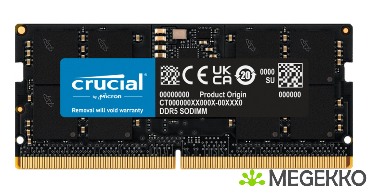Megekko.nl - Crucial DDR5 SODIMM 1x16GB 4800
