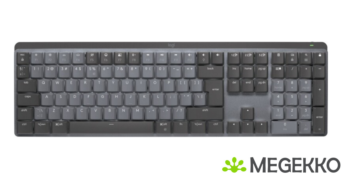 LOGITECH MX Keys Mini Draadloos Verlicht Toetsenbord Lightgrijs
