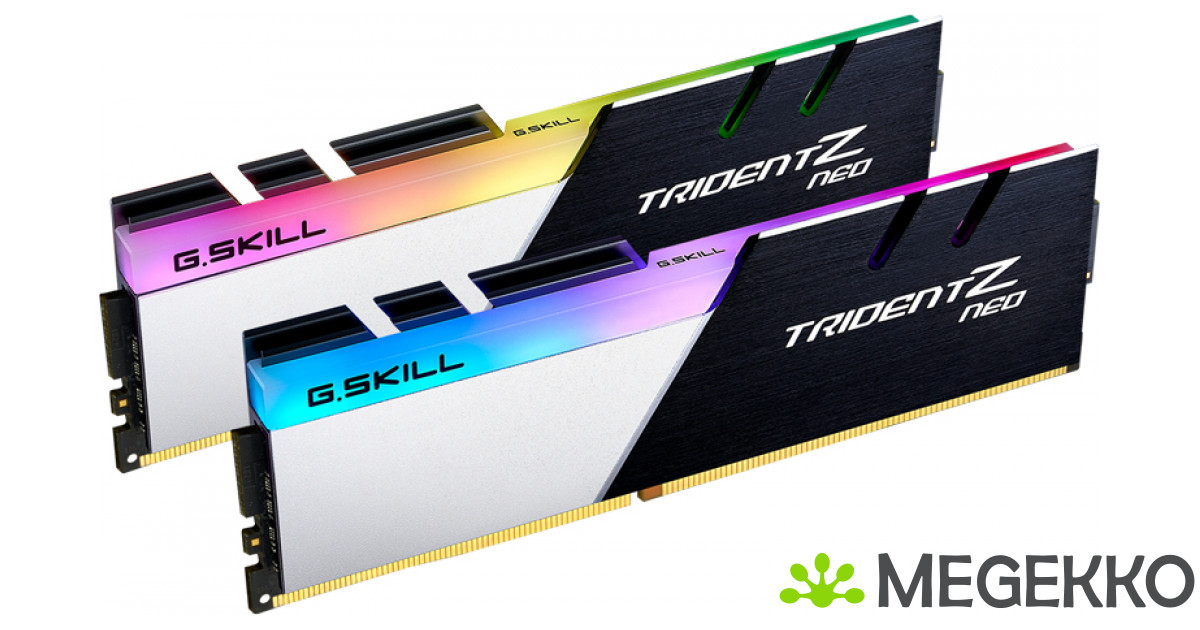 Megekko.nl - G.Skill DDR4 Trident Z Neo RGB 2x16GB 3600 F4