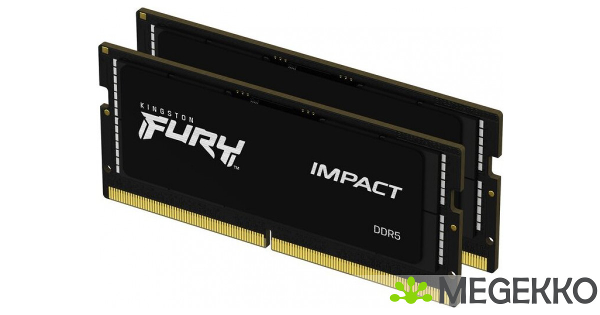 Megekko.nl - Kingston DDR5 SODIMM FURY Impact 2x32GB 5600