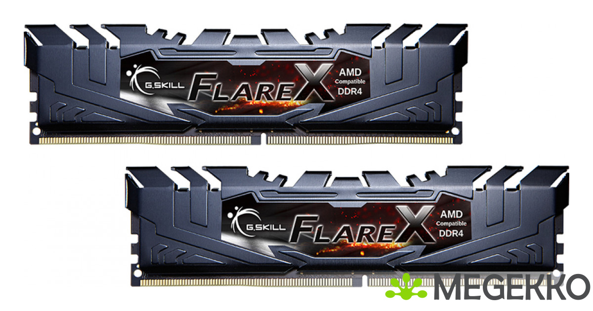 ゆっく様G.SKILL FlareX DDR4-3200 16GB (8GBx2 Megekko.nl - G.Skill DDR4 Flare-X 2x16GB 3200Mhz (for AMD) - [] F4