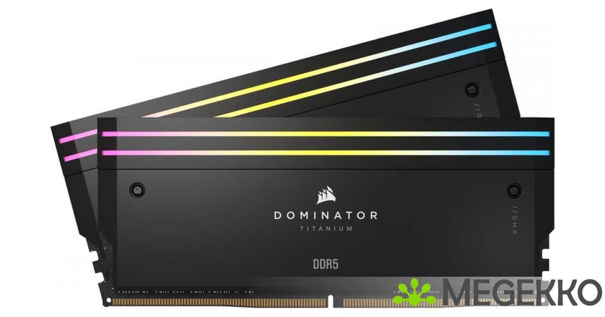 メモリー CORSAIR DDR5-6000MHz DOMINATOR TITANIUM Megekko.nl - Corsair DDR5 Dominator Titanium 2x16GB 6000