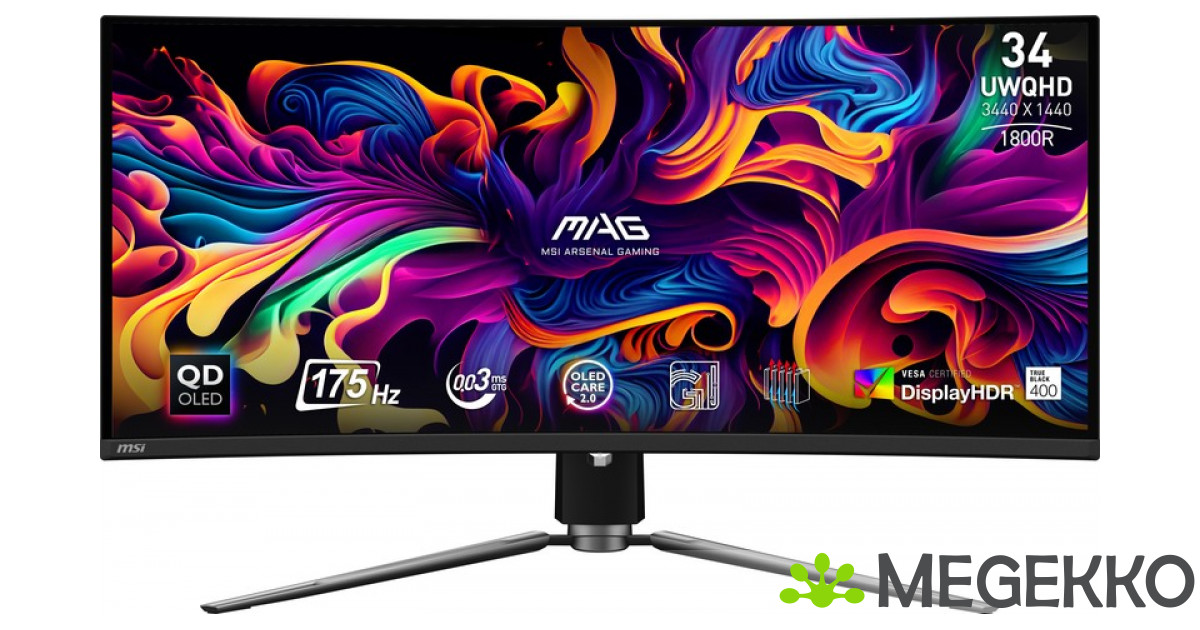 Megekko.nl - MSI MAG 341CQP QD-OLED 34