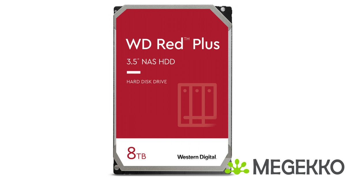 Megekko.nl - Western Digital WD Red Plus WD80EFPX 8TB SATA 3.5