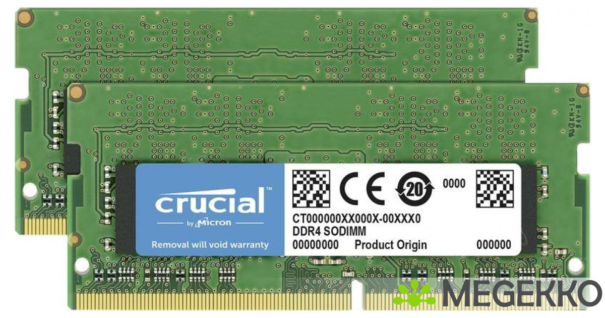 Megekko.nl - Crucial DDR4 SODIMM 2x16GB 3200