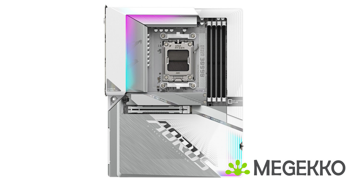 Megekko.nl - Gigabyte B650E AORUS STEALTH ICE moederbord