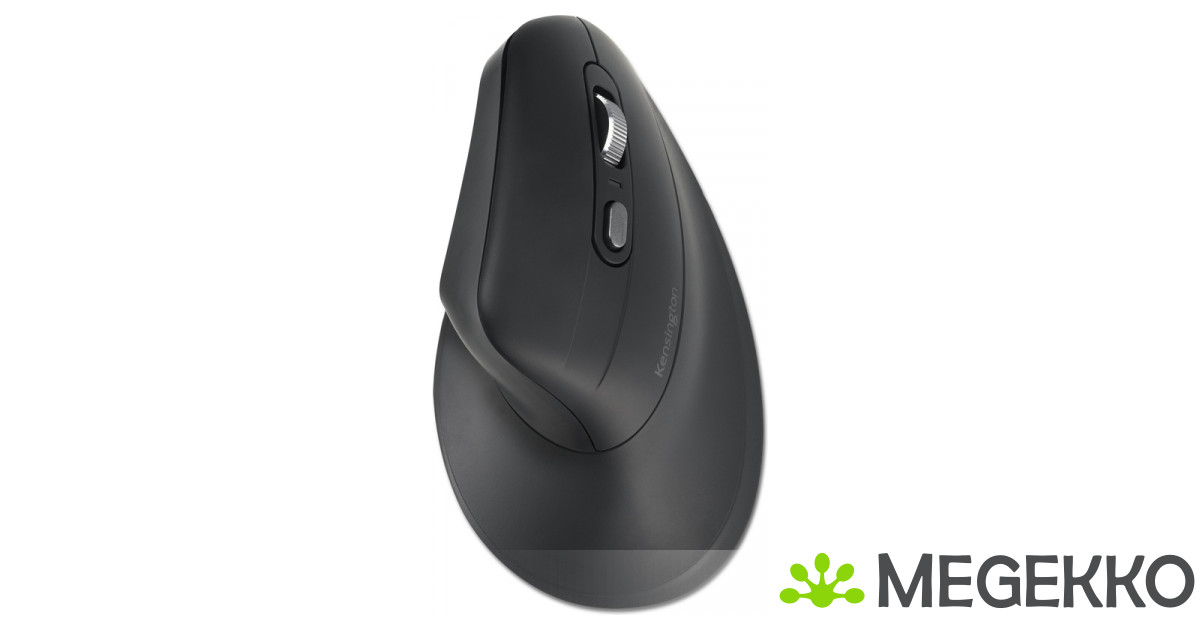 Kensington Pro Fit Ergo MY630 EQ Wireless Rechargeable Mouse, Bluetooth LE, 2.4GHz