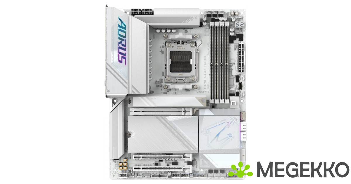 Megekko.nl - Gigabyte X870E AORUS PRO ICE moederbord