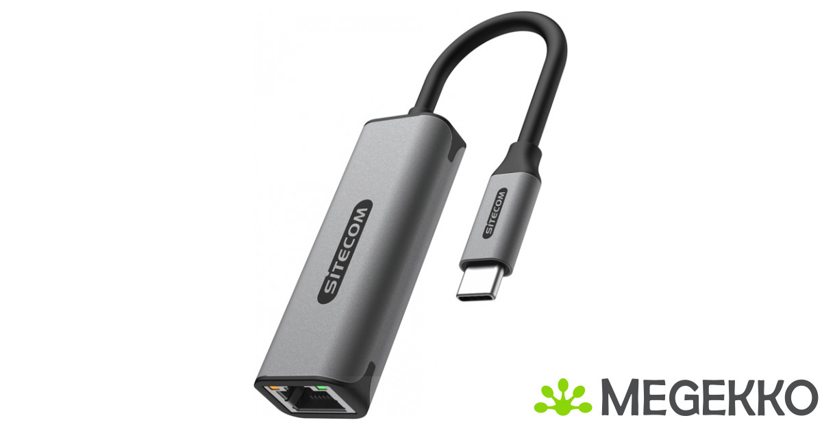 Megekko.nl - Sitecom USB-C to Ethernet 2.5 Gbit adapter