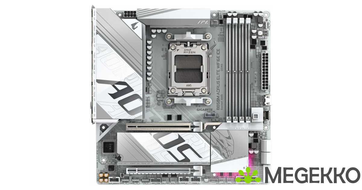 Megekko.nl - Gigabyte B850M AORUS ELITE WIFI6E ICE moederbord
