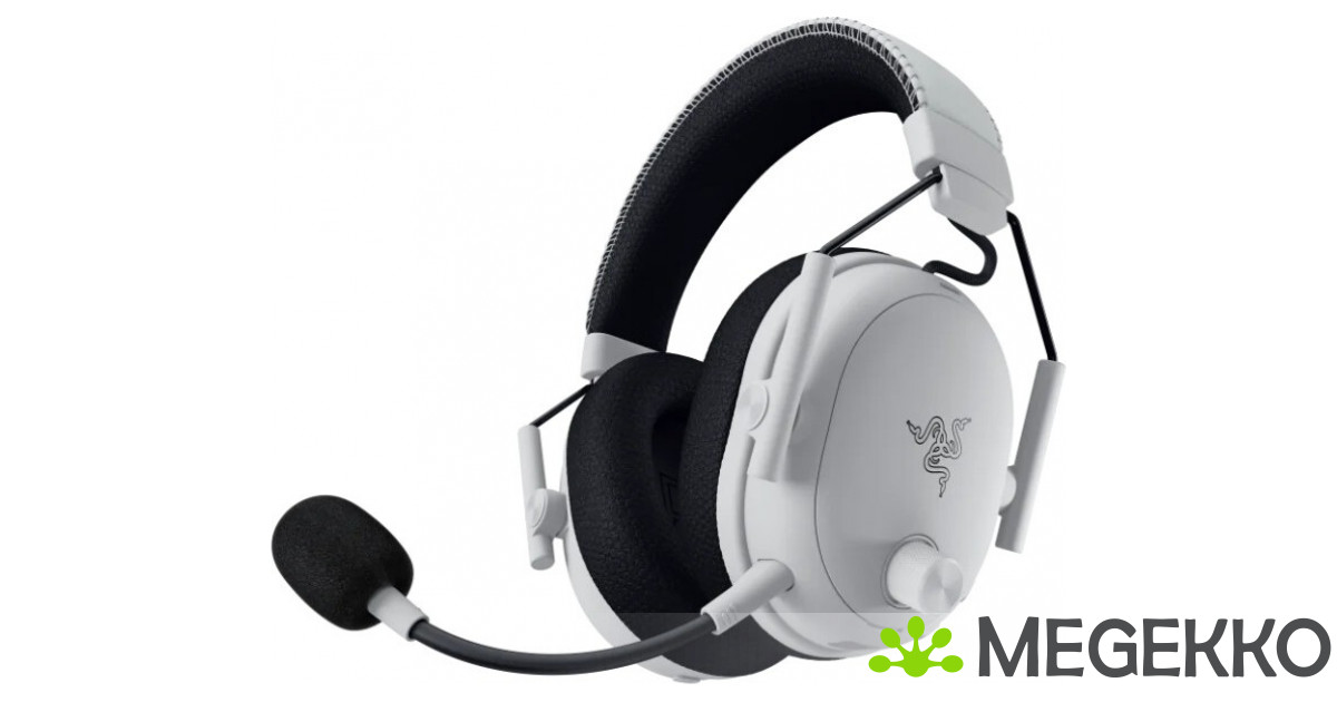Razer BlackShark V3 Pro ホワイト Megekko.nl - Razer Blackshark V3 Pro Draadloze Gaming Headset Wit