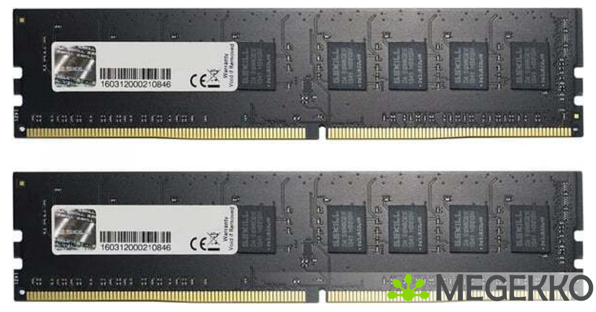 G.SKILL DDR4 2666mhz 8GB×2 16GB Megekko.nl - G.Skill DDR4 Value 2x8GB 2666Mhz - [] F4-2666C19D