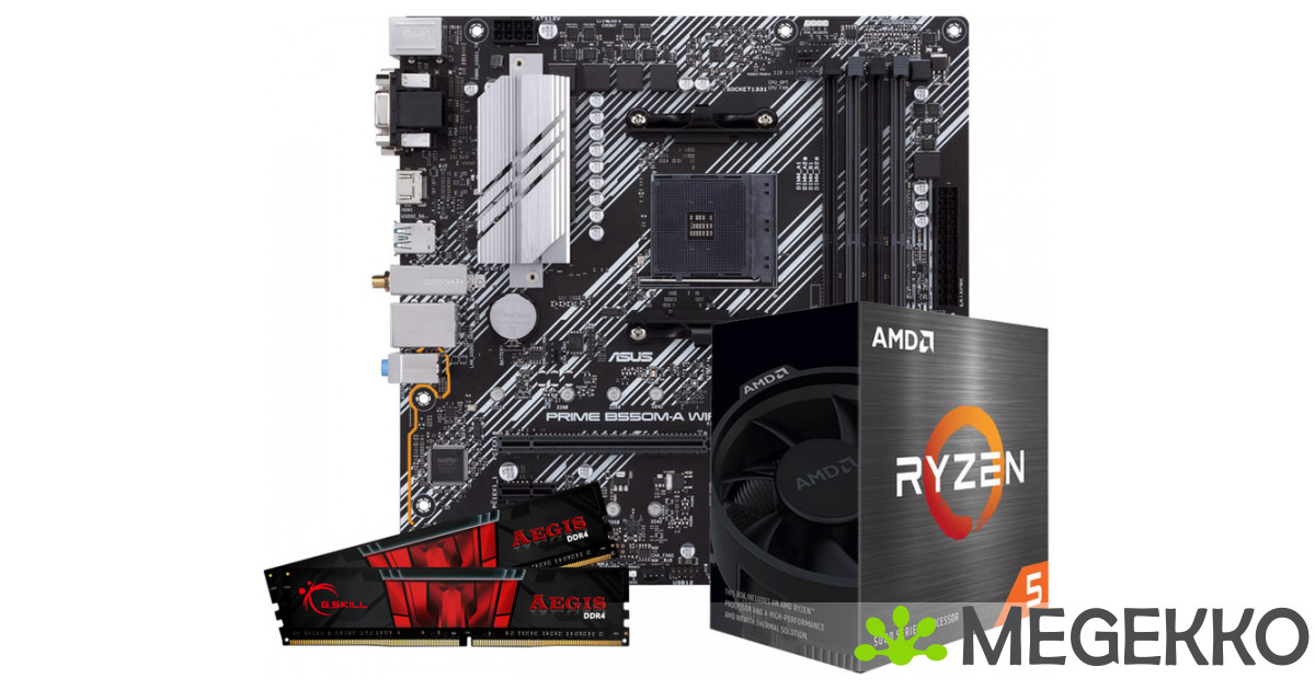 Megekko.nl - Megekko Upgrade Kit | Ryzen 5 5600 | B550M | 16GB |