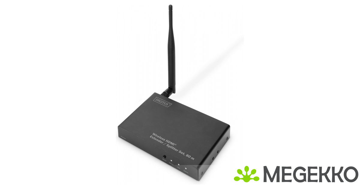 Adverteerder cap terrorisme Megekko.nl - Digitus Wireless HDMI Extender Receiver 100m Splitter Set