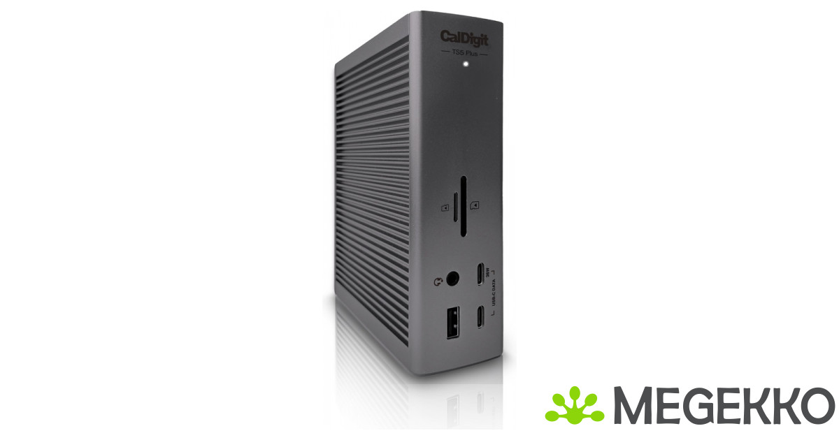 Megekko.nl - CalDigit TS5 Plus Thunderbolt Station 5 Plus Zwart