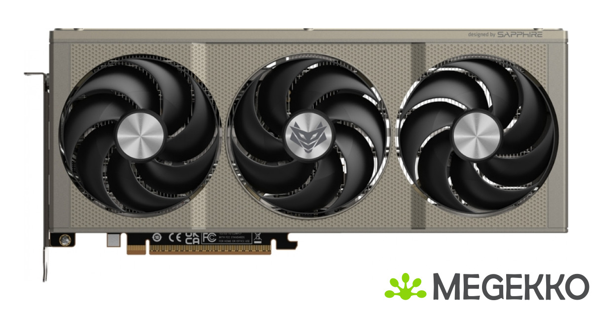 Megekko.nl - Sapphire Nitro+ Radeon RX 9060 XT 16GB OC Videokaart