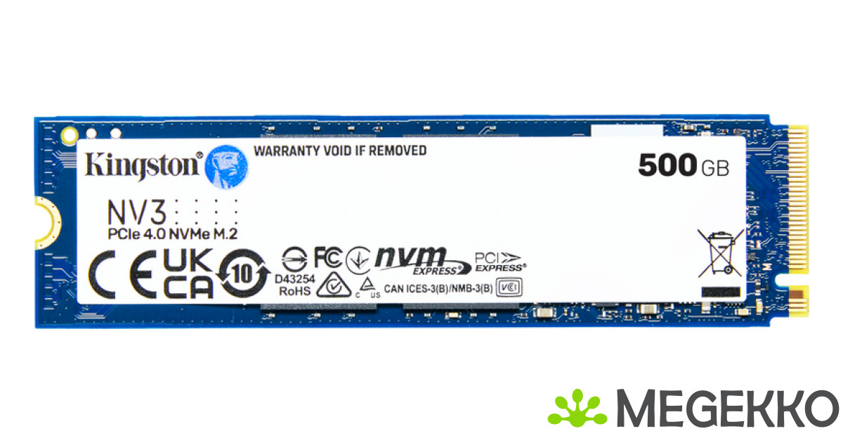 Megekko.nl - Kingston NV3 500GB M.2 SSD
