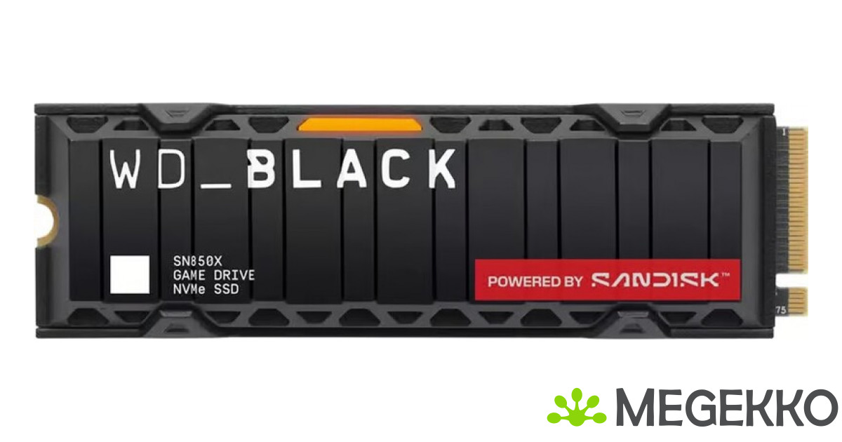 Megekko.nl - Sandisk WD_Black SN850X 1TB Heatsink M.2 SSD