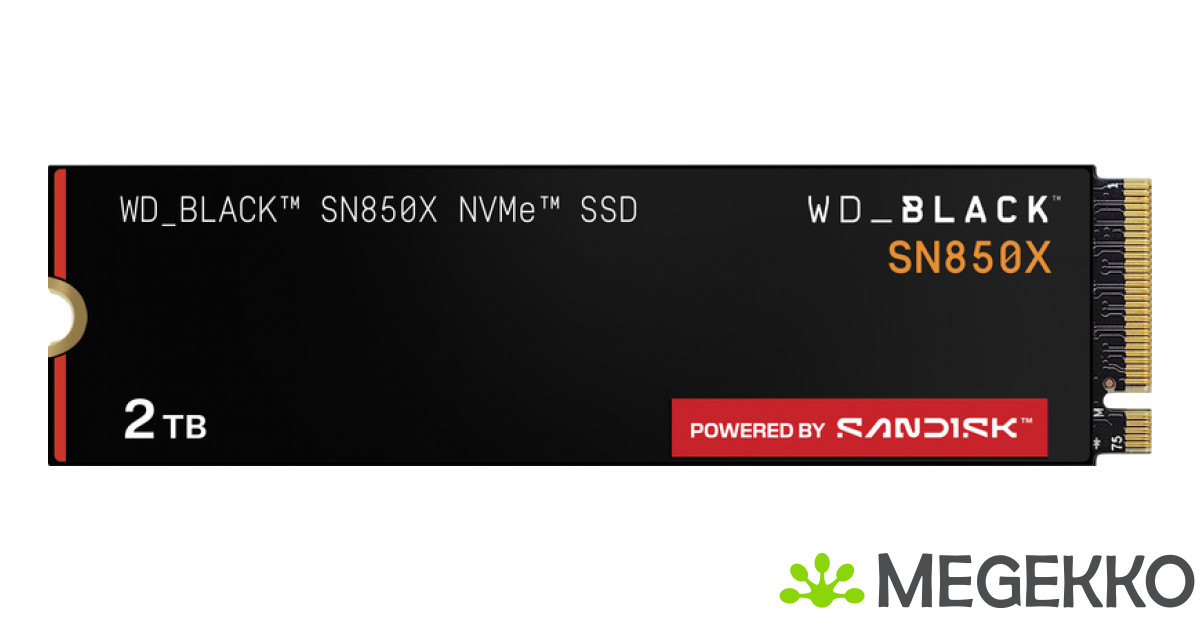 Megekko.nl - Sandisk WD_Black SN850X 2TB M.2 SSD