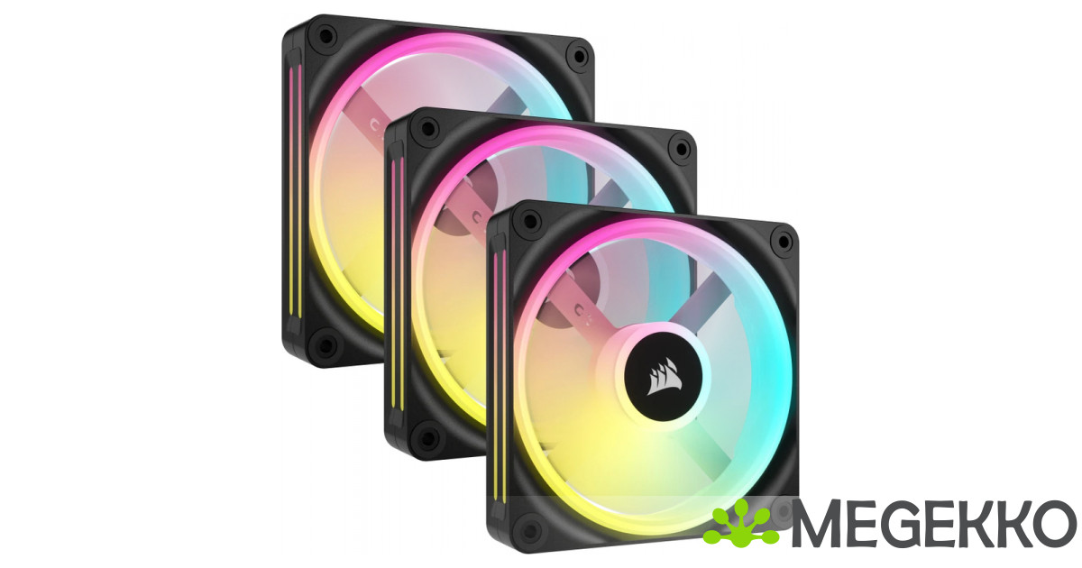 Megekko.nl - Corsair iCUE LINK QX120 RGB 120mm PWM Fans Starter Kit