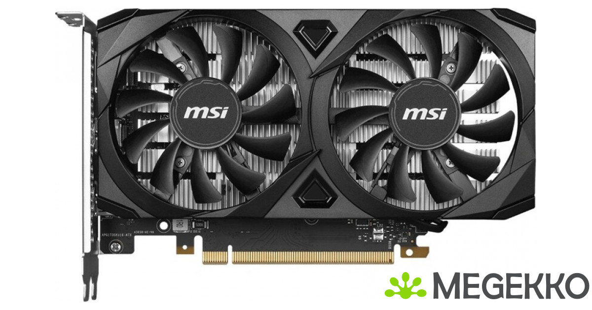 Megekko.nl - MSI GeForce RTX 3050 VENTUS 2X E 6G OC Videokaart