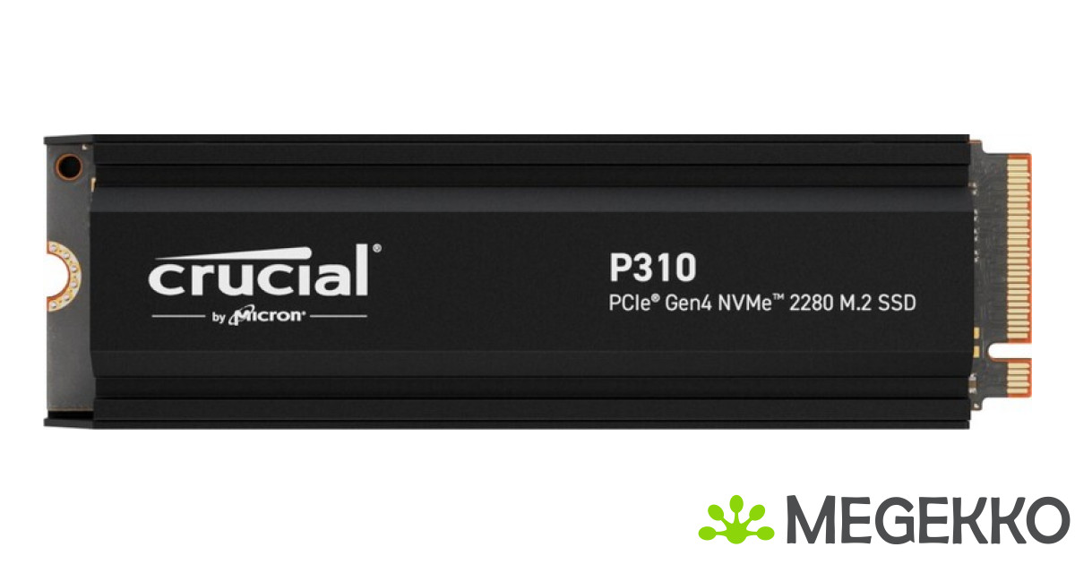 Megekko.nl - Crucial P310 2TB heatsink M.2 SSD