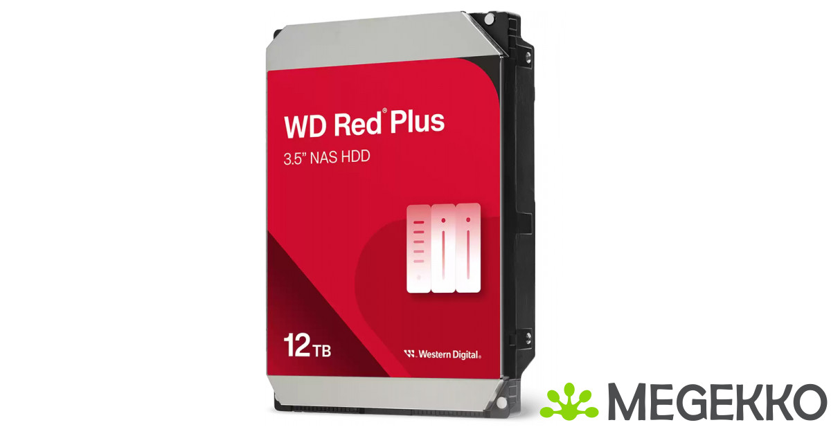 Megekko.nl - Western Digital WD Red Plus WD120EFGX 12TB SATA 3.5
