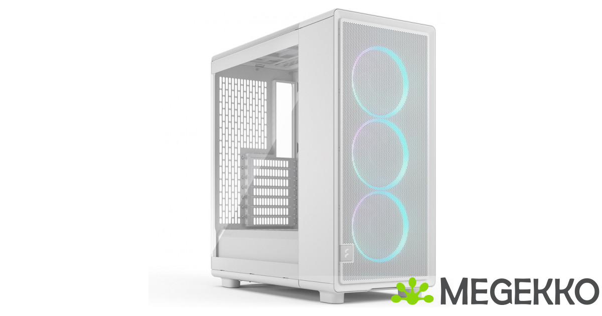 Megekko.nl - Fractal Design Epoch White TG RGB Clear tint Behuizing Megekko.nl - Fractal Design Epoch White TG RGB Clear tint Behuizing