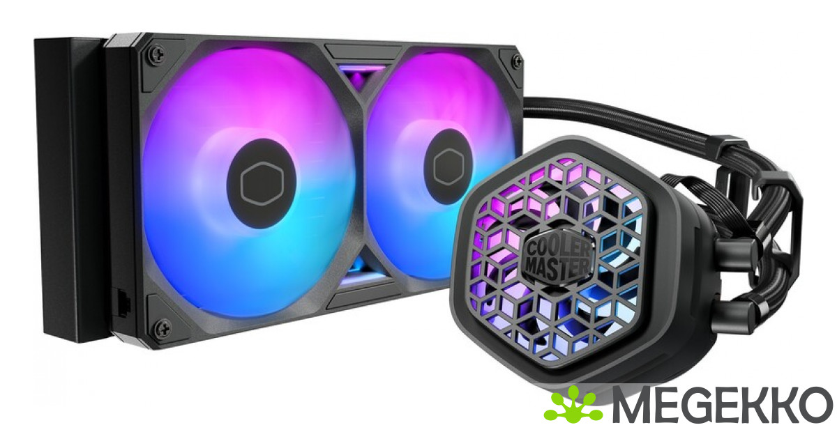 Megekko.nl - Cooler Master MasterLiquid Atmos II VRM Fan 240 - Zwart wate