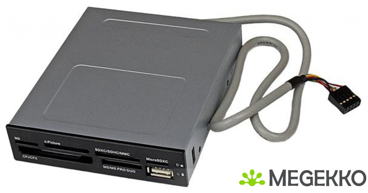 Megekko.nl Interne USB 2.0 multimedia card reader 22in