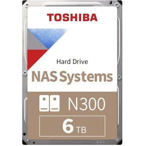 Toshiba N300 NAS 3.5" 6TB SATA III HDWG460UZSVA