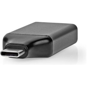 Nedis USB-Adapter | USB 3.2 Gen 1 | USB Type-C© Male | DisplayPort Female | Vernikkeld | Recht | Alumini