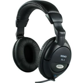 Deltaco HL-8 hoofdtelefoon/headset Hoofdtelefoons Hoofdband 3,5mm-connector Zwart