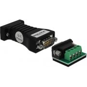 DeLOCK 62919 kabeladapter/verloopstukje RS-232 RS-485 Zwart