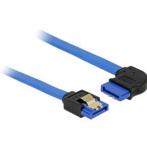 DeLOCK 84990 SATA-kabel 0,3 m SATA 7-pin Zwart, Blauw