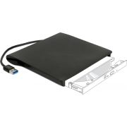 Delock 42603 externe behuizing voor 5,25" ultraslanke SATA-schijven 9,5 mm naar USB Type-A male