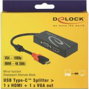 DeLOCK-87730-video-kabel-adapter-0-2-m-USB-Type-C-HDMI-VGA-D-Sub-Zwart