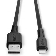 Lindy-31322-3m-USB-A-Mannelijk-Mannelijk-Zwart-USB-kabel