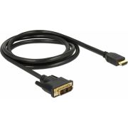 DeLOCK 85583 1.5m DVI-D HDMI Type A (Standard) Zwart video kabel adapter