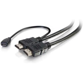 Cables To Go C2G 86791 Hdmi Usb Micro B A B Zwart Kabeladapterverloopstukje cables to go kopen in de aanbieding