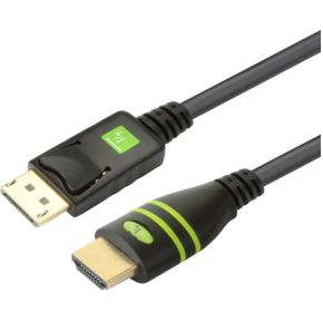 Techly 1M Displayporthdmi 1M Displayport Hdmi Zwart techly kopen in de aanbieding