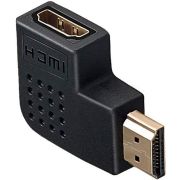 Techly-HDMI-M-F-270-deg-HDMI-HDMI-Zwart-kabeladapter-verloopstukje