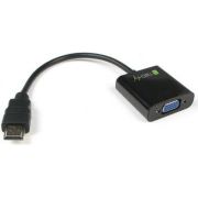 Techly IDATA HDMI-VGA2 HDMI VGA (D-Sub) Zwart video kabel adapter