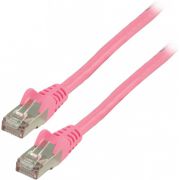 Valueline FTP CAT 6 network cable 0.25m Roze