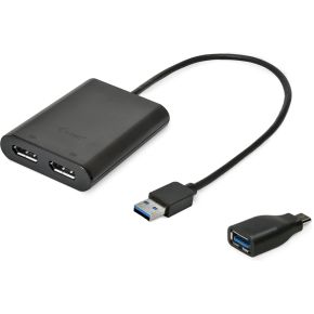 Itec I Tec U3Dual4Kdp 5120 X 2880Pixels Zwart Usb Grafische Adapter itec kopen in de aanbieding