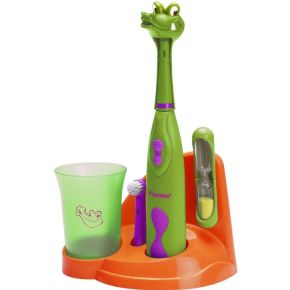 Bestron Dsa3500A Kind Roterende Tandenborstel Groen Oranje Paars Elektrische bestron kopen in de aanbieding