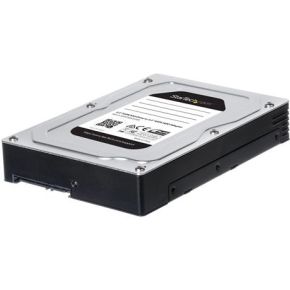 Startech StarTech.com 25SATSAS35HD 3.5 Carrier panel Zwart, Zilver drive bay panel