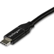 StarTech-com-USB2C5C2M-2m-USB-C-USB-C-Mannelijk-Mannelijk-Zwart-USB-kabel