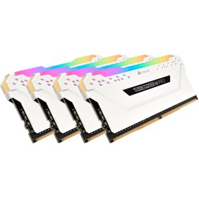 Corsair DDR4 Vengeance RGB Pro 4x8GB 3200 White Geheugenmodule